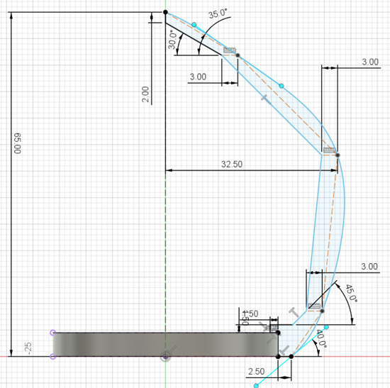 Creating revolve operation